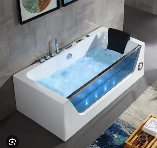 Acrylic Jacuzzi Bathtub, For Bathroom