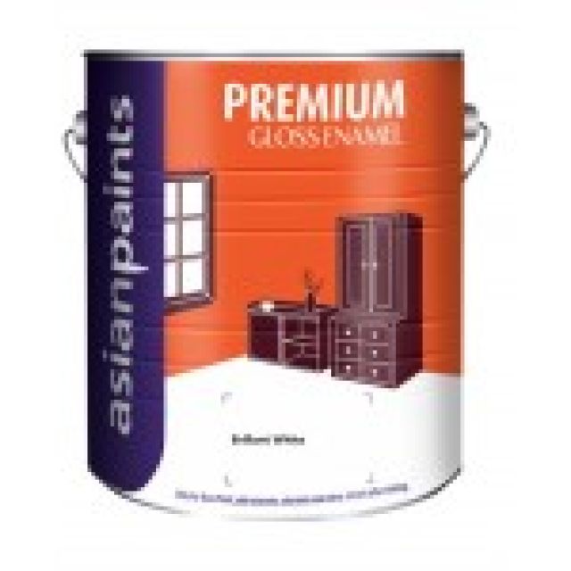 Asian Paints Apcolite Premium Gloss Enamel - White - 200 ml - Brilliant White